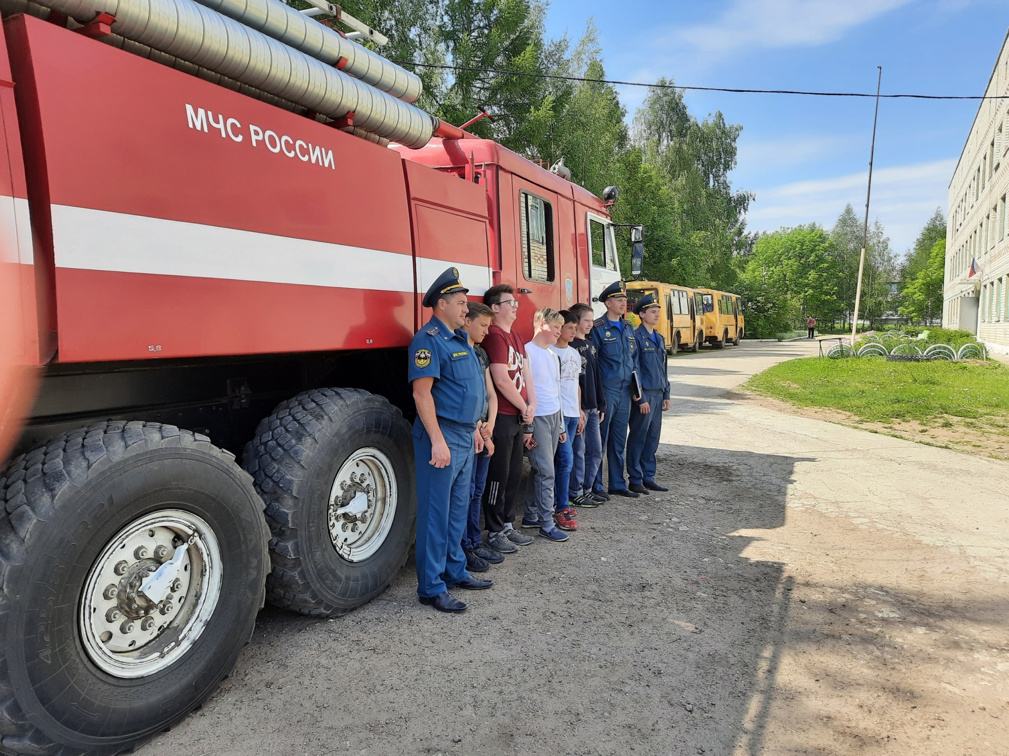 Пожарные провели эстафету для воспитанников школы-интерната в Нижегородской  области - Новости - Главное управление МЧС России по Нижегородской области