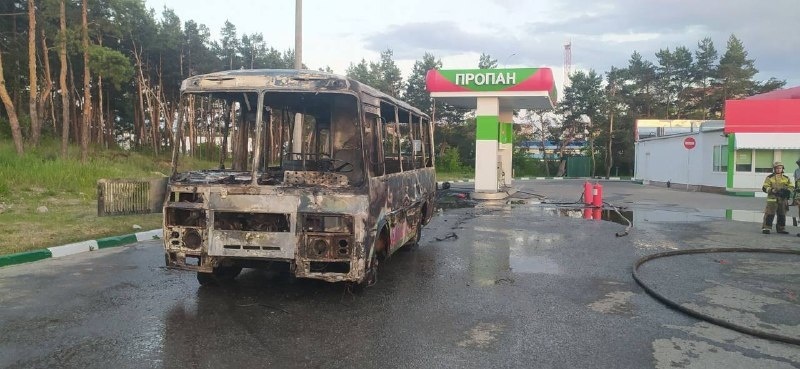 Пожарно-спасательные подразделения приняли участие в ликвидации пожара в г.о.г. Дзержинск