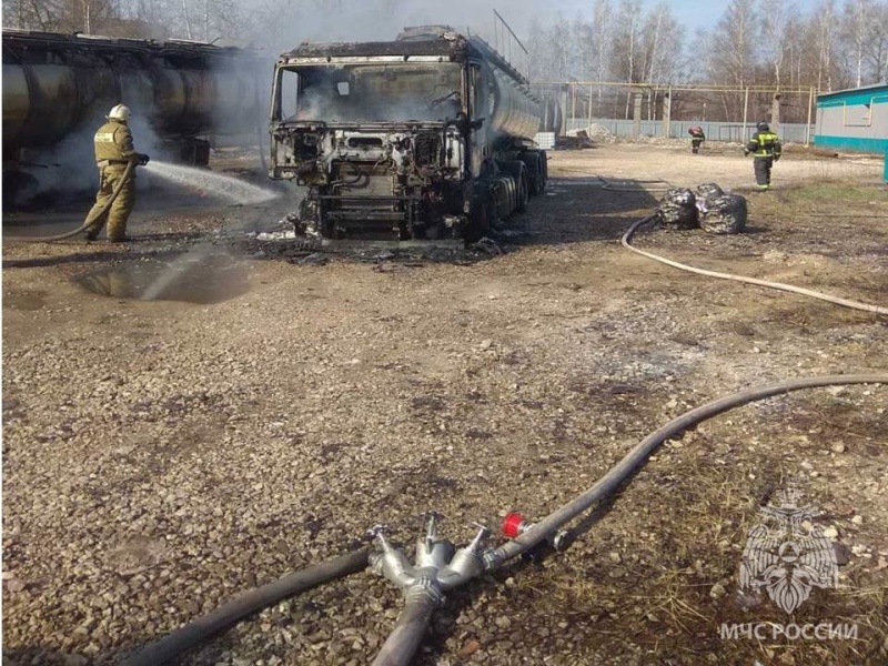 Пожарно-спасательные подразделения приняли участие в ликвидации пожара в г.о. г. Дзержинск