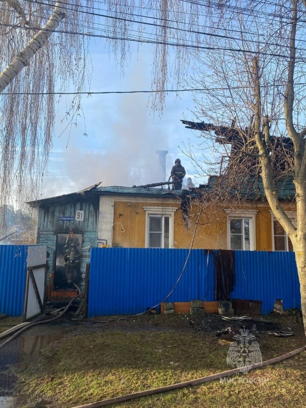 Пожарно-спасательные подразделения приняли участие в ликвидации пожара в г.о. г. Н.Новгород