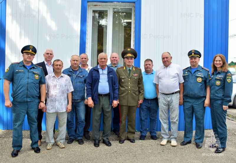 Председатель Поволжского совета ветеранов пожарных и спасателей Пётр Третьяков посетил с рабочим визитом Республику Мордовия