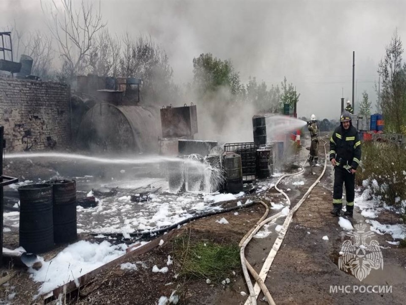 Пожарно-спасательные подразделения принимали участие в ликвидации пожара в Богородском м.о.