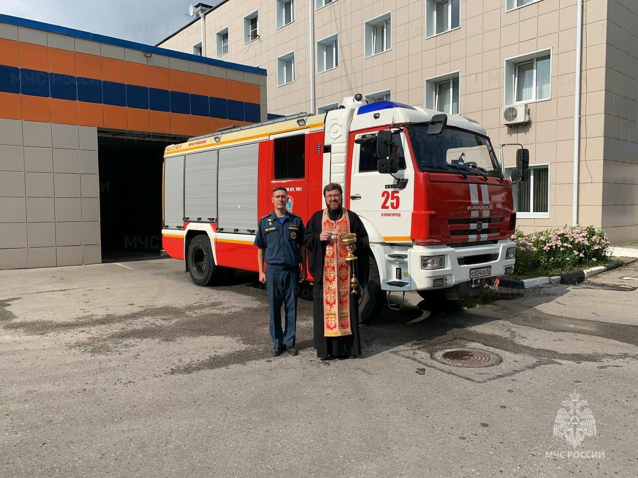 В Нижнем Новгороде освятили пожaрную часть - Новости - Главное управление  МЧС России по Нижегородской области