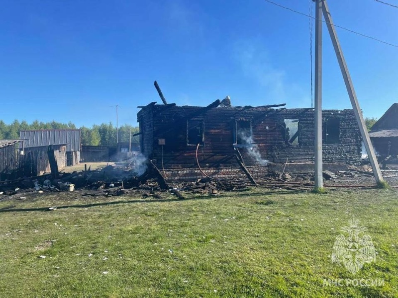 Пожарно-спасательные подразделения приняли участие в ликвидации пожара в г.о. г. Выкса