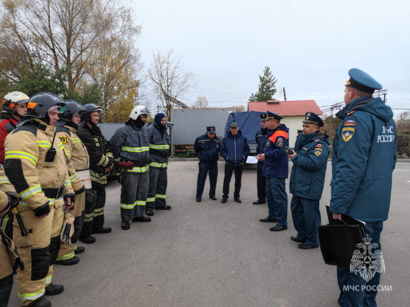 В Арзамасе сотрудники МЧС России ликвидировали условный пожар на вокзале